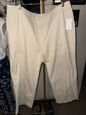 Women Casual Khaki Cotton Pants